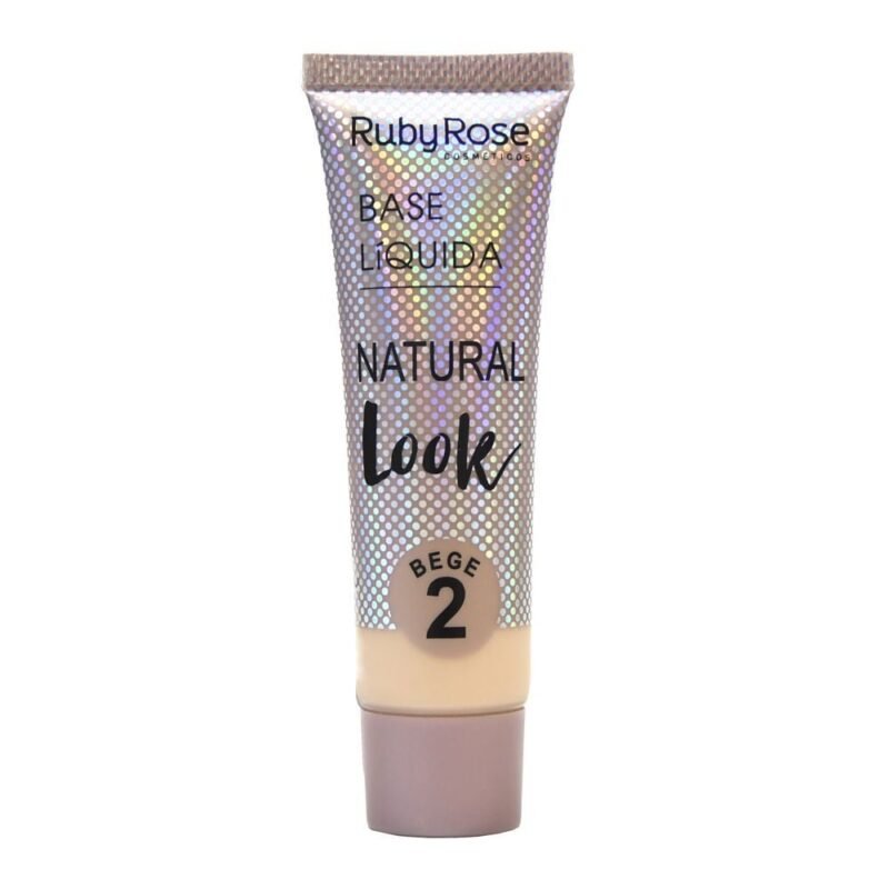 Base Liquida Natural Look - Hb8051B2 - Bege 2 - Rubyrose