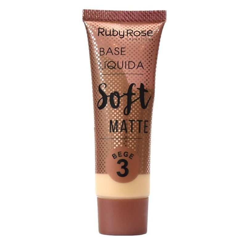 Base Liquida Soft Matte - Hb8050B3 - Bege 3 - Rubyrose