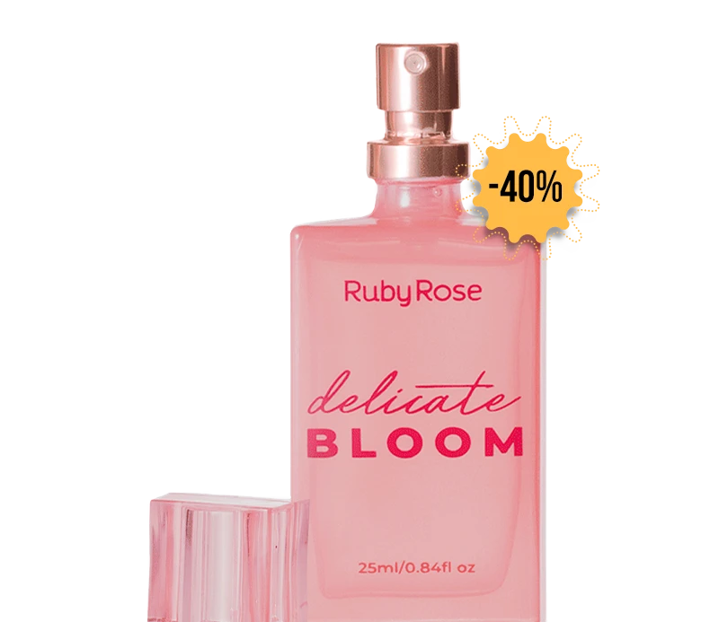 Promoção Desodorante Colônia Delicate Bloom Ruby Rose