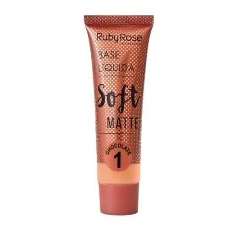 Base Liquida Soft Matte – HB-8050 - Chocolate 01 – Ruby Rose
