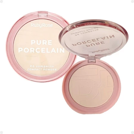 Pó Compacto Pure Porcelain - HB-M401-1 - P10 - Ruby Rose