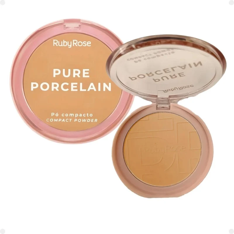 Pó Compacto Pure Porcelain - HB-M401-4 - P40 - Ruby Rose